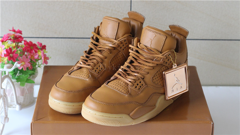 Air Jordan 4 Premium Ginger Wheat